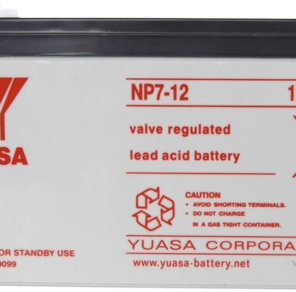 BATERIA YUASA NP AGM 12V 7AH