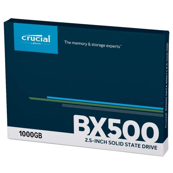 SSD Crucial 1TB BX500 2.5" SATA 3 - CT1000BX500SSD1