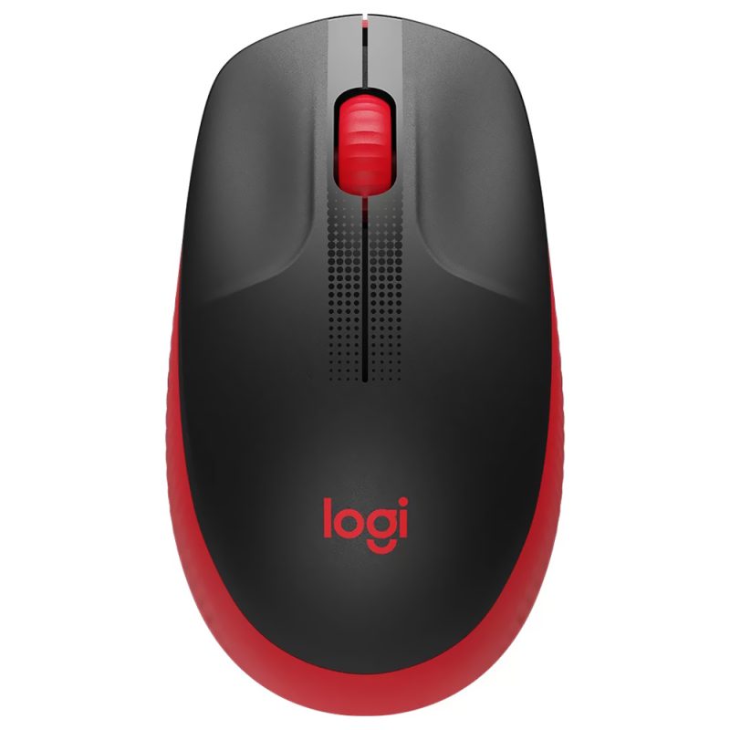 Mouse Logitech M190 Wireless - Rojo (910-005904)