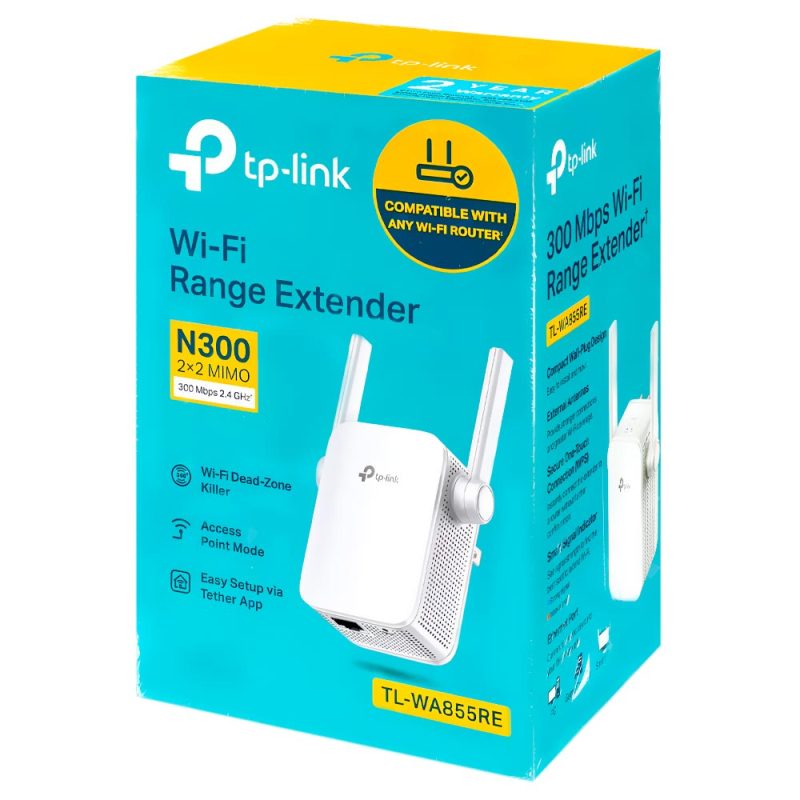 Repetidor de Señal Tp-Link TL-WA855RE / 300Mbps - Blanco