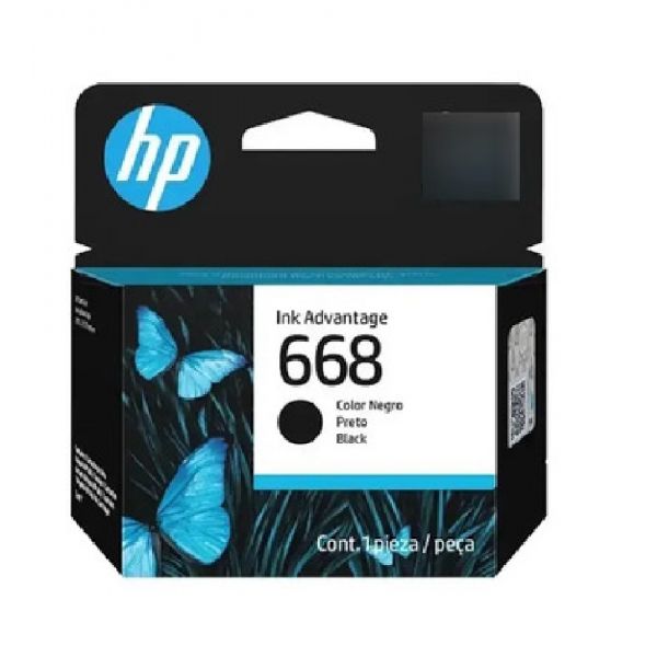 CARTUCHO HP 668 NEGRO